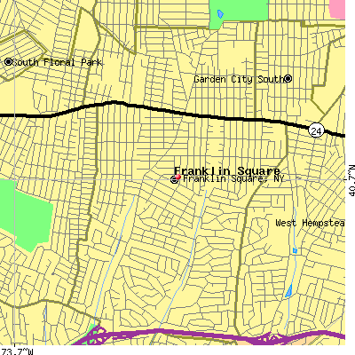 Franklin Square map