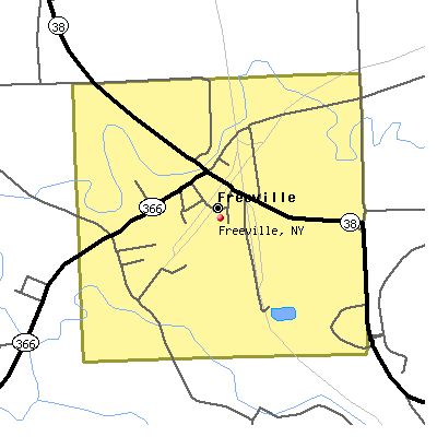 Freeville map