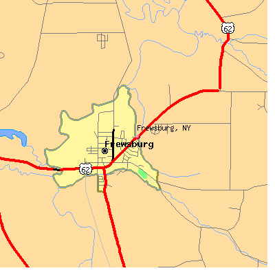 Frewsburg map
