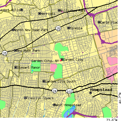 Garden City map