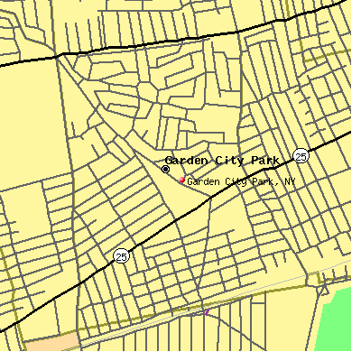 Garden City Park map