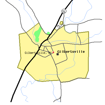 Gilbertsville map