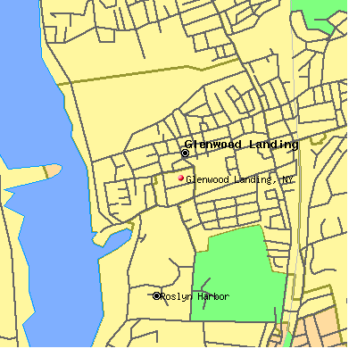 Glenwood Landing map