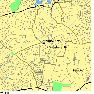 Greenlawn map