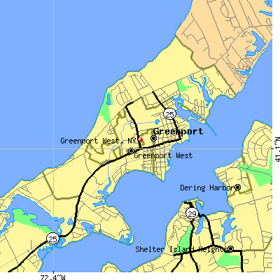 Greenport West map