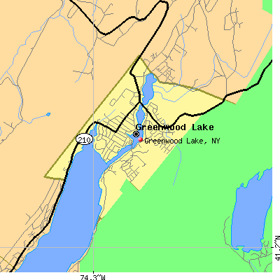 Greenwood Lake map