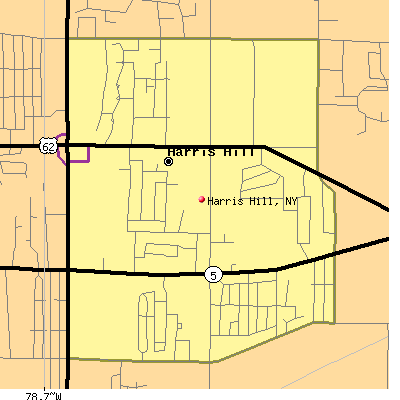 Harris Hill map
