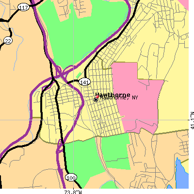 Hawthorne map