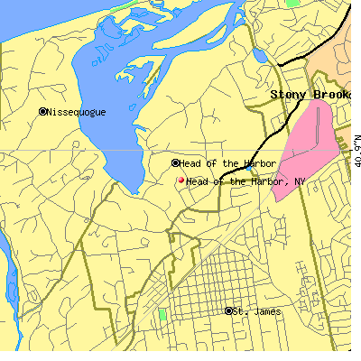 Head of the Harbor map