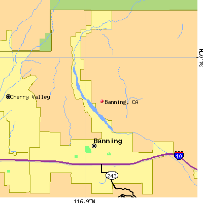 Banning map
