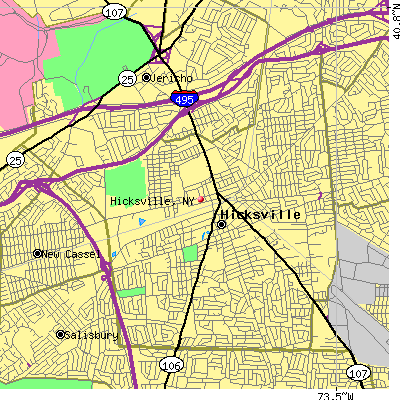 Hicksville map