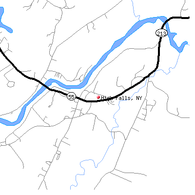 High Falls map