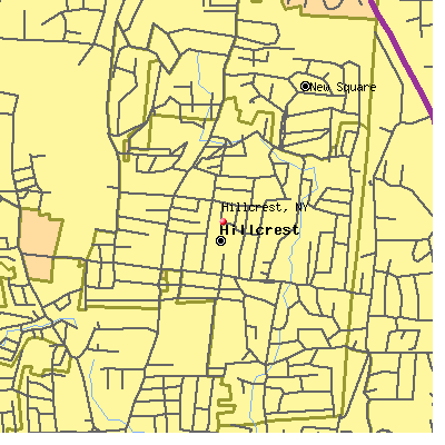 Hillcrest map