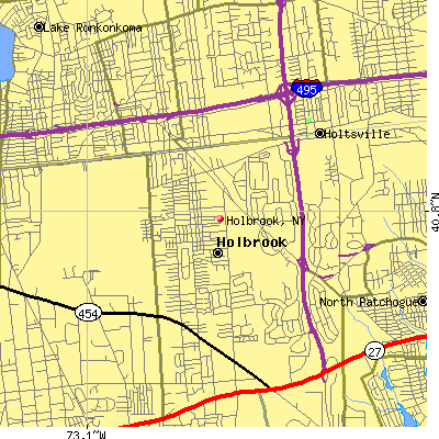 Holbrook map