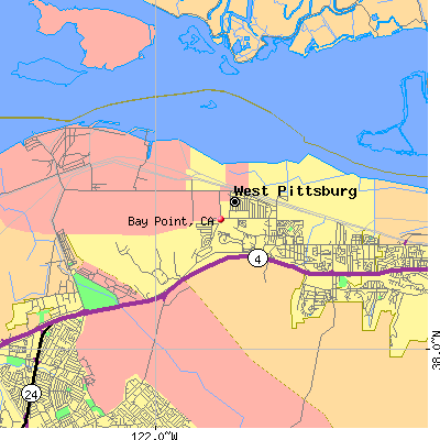 Bay Point map
