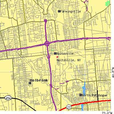 Holtsville map