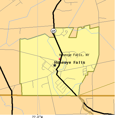 Honeoye Falls map