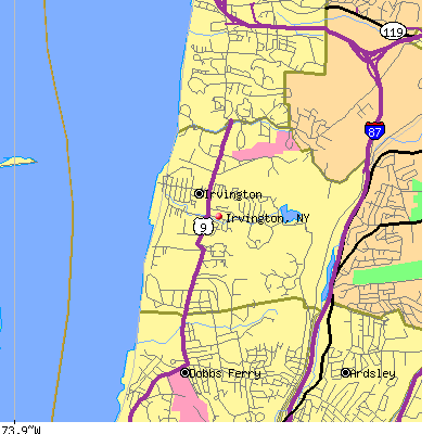 Irvington map
