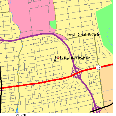 Islip Terrace map