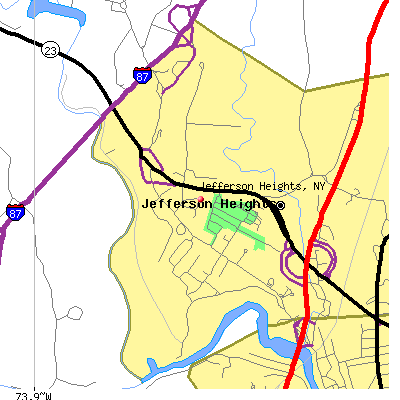 Jefferson Heights map