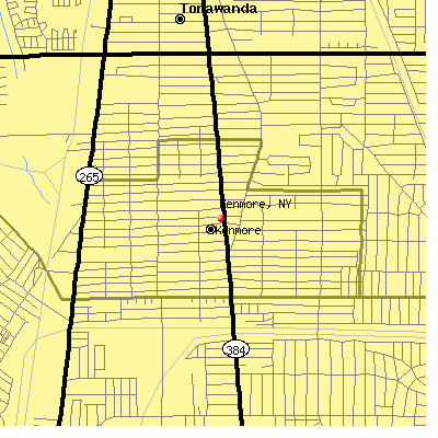 Kenmore map
