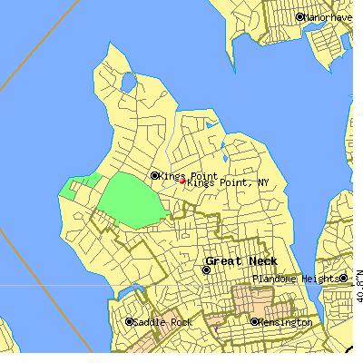 Kings Point map