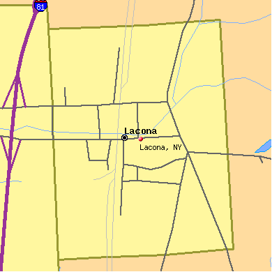 Lacona map