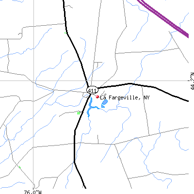 La Fargeville map