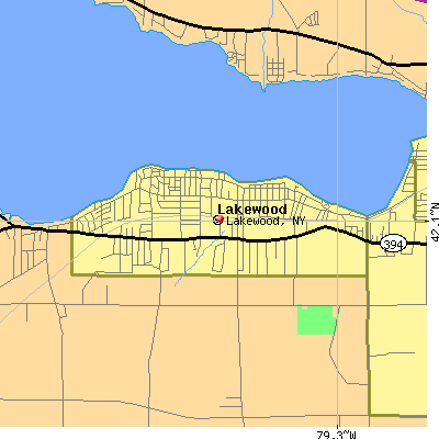 Lakewood map