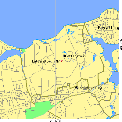Lattingtown map