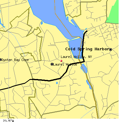 Laurel Hollow map
