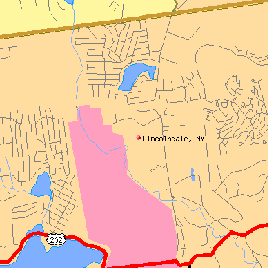 Lincolndale map