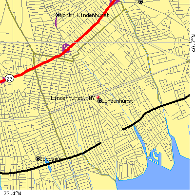 Lindenhurst map