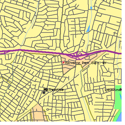 Malverne Park Oaks map