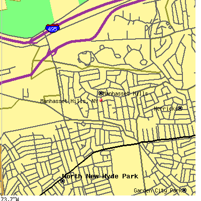 Manhasset Hills map