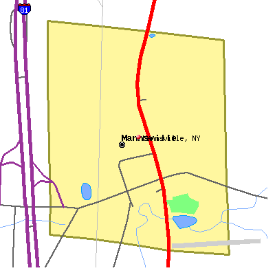 Mannsville map