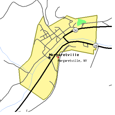 Margaretville map