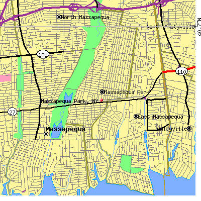 Massapequa Park map