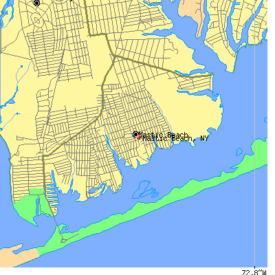 Mastic Beach map