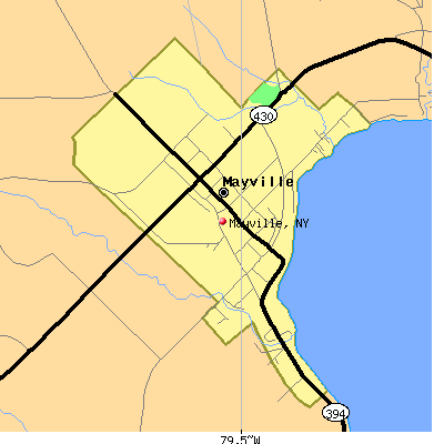 Mayville map