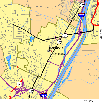 Menands map