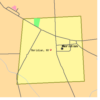 Meridian map