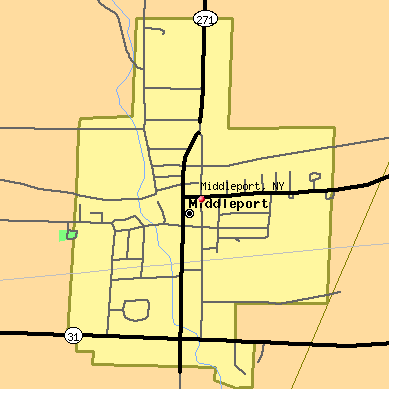 Middleport map