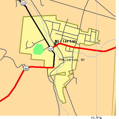 Millerton map