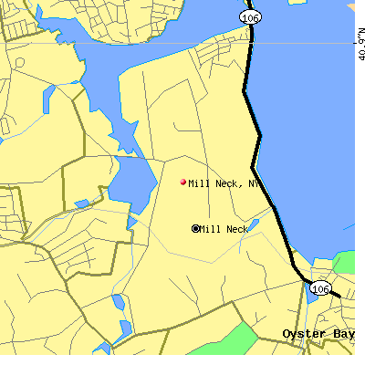 Mill Neck map