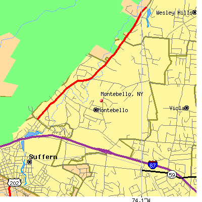 Montebello map