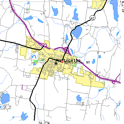 Monticello map