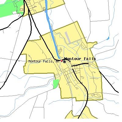Montour Falls map