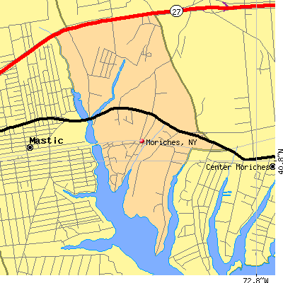 Moriches map