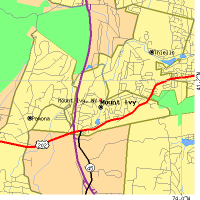Mount Ivy map